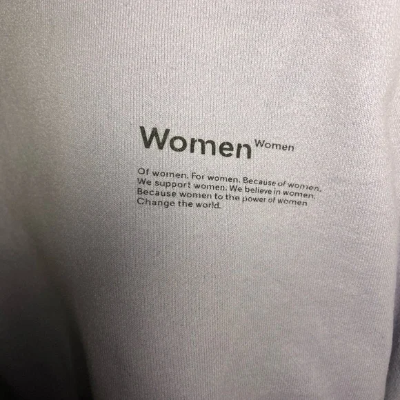 TNA COZYAF Fleece Lavender Crewneck Sweatshirt - Picture 5 of 5